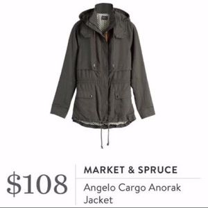 Market & Spruce Angelo cargo anorak jacket